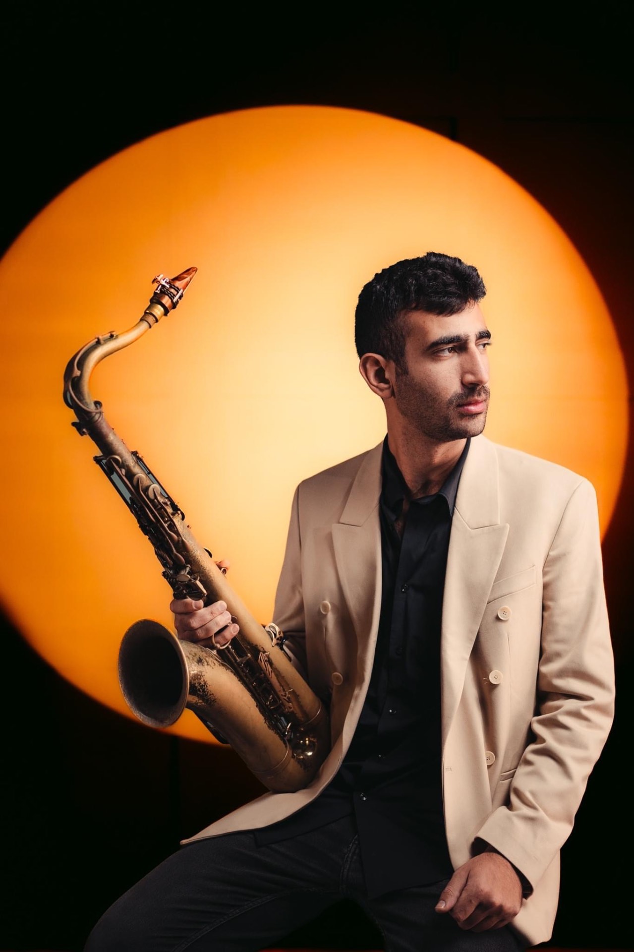 Musician portrait photographed by Dor Sasson